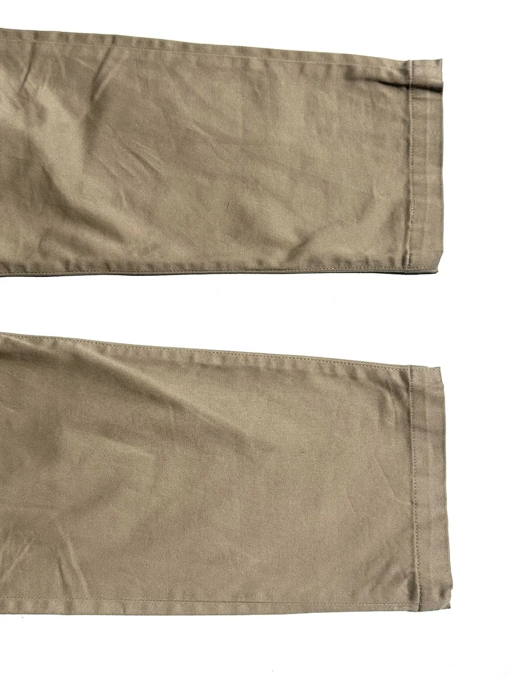 Saint Laurent Men's Classic Straight Chino Pants - Tan Beige, Stretch Cotton, 30